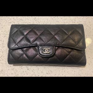 Authentic CHANEL Tri-Fold Wallet